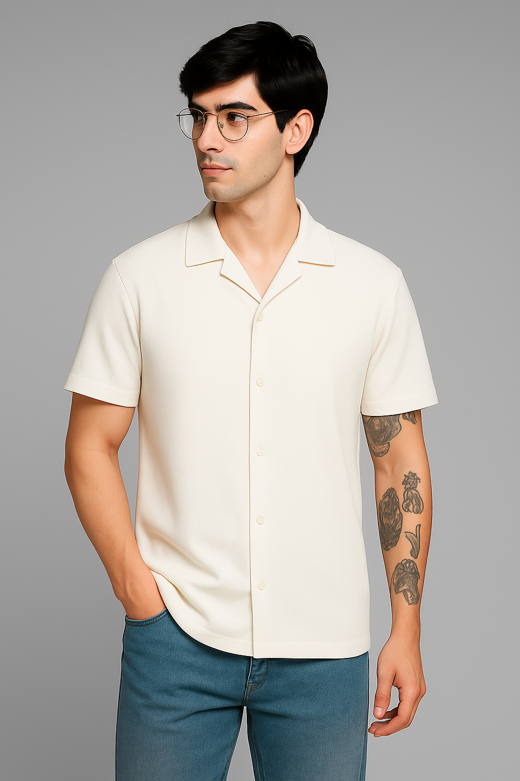 Acrysto GenZ Oversized Shirt – Chill Vibes, Big Fit
