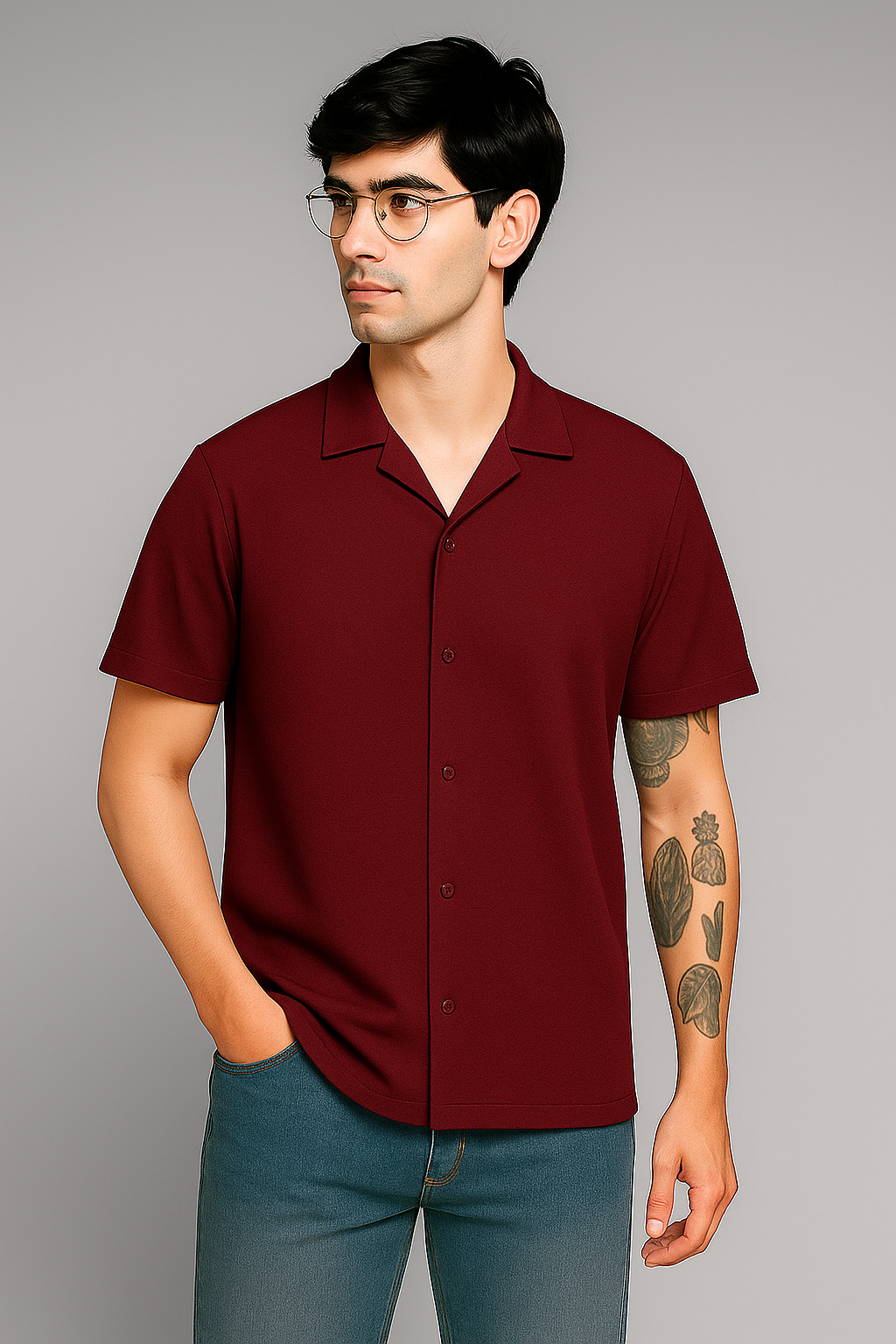 Acrysto GenZ Oversized Shirt – Chill Vibes, Big Fit