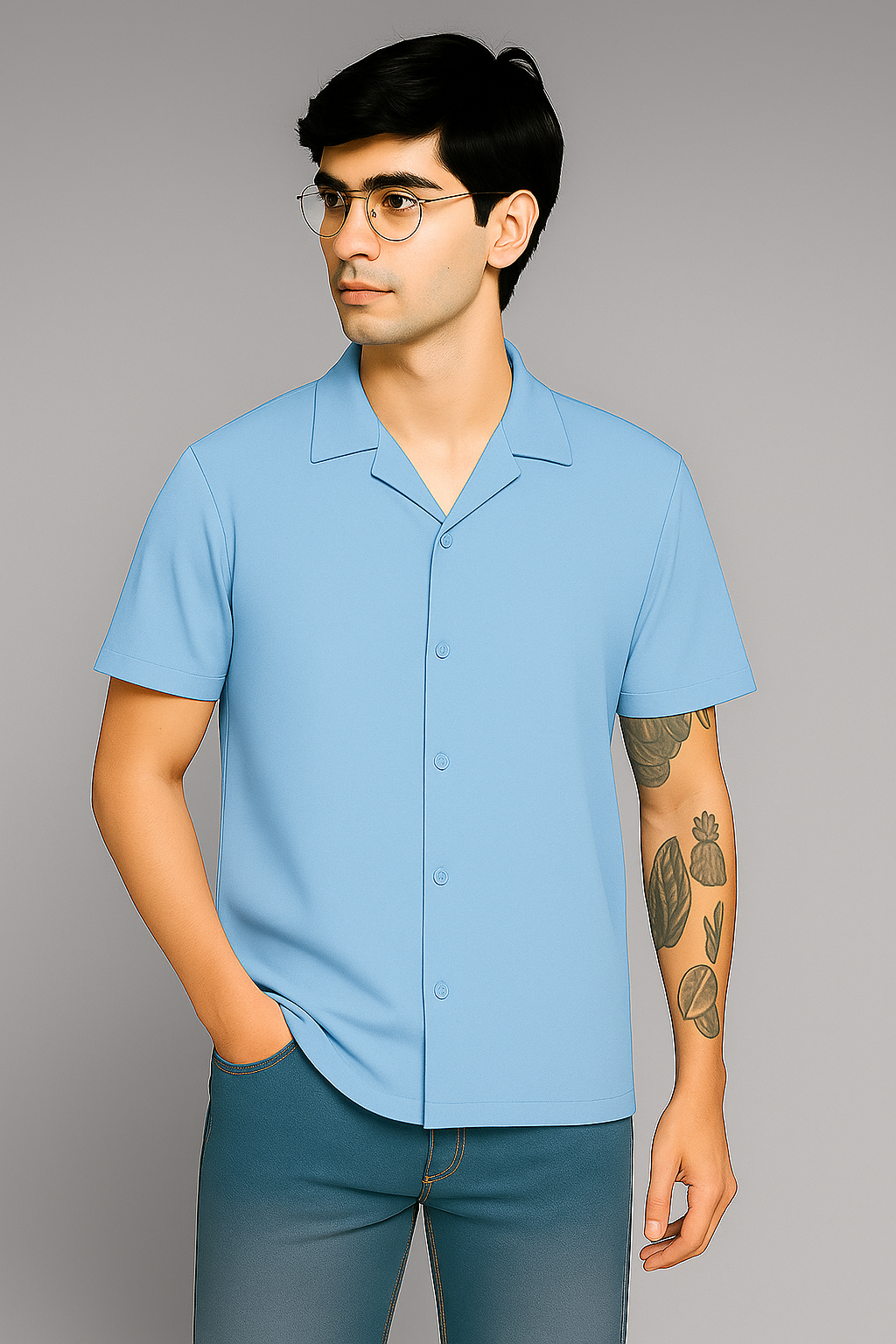 Acrysto GenZ Oversized Shirt – Chill Vibes, Big Fit