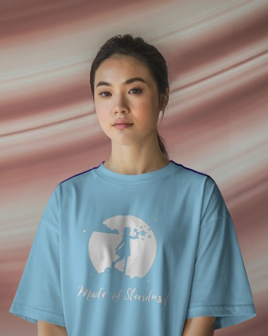 ✨ Made of Stardust Oversized Tee – Gen-Z Drop✨