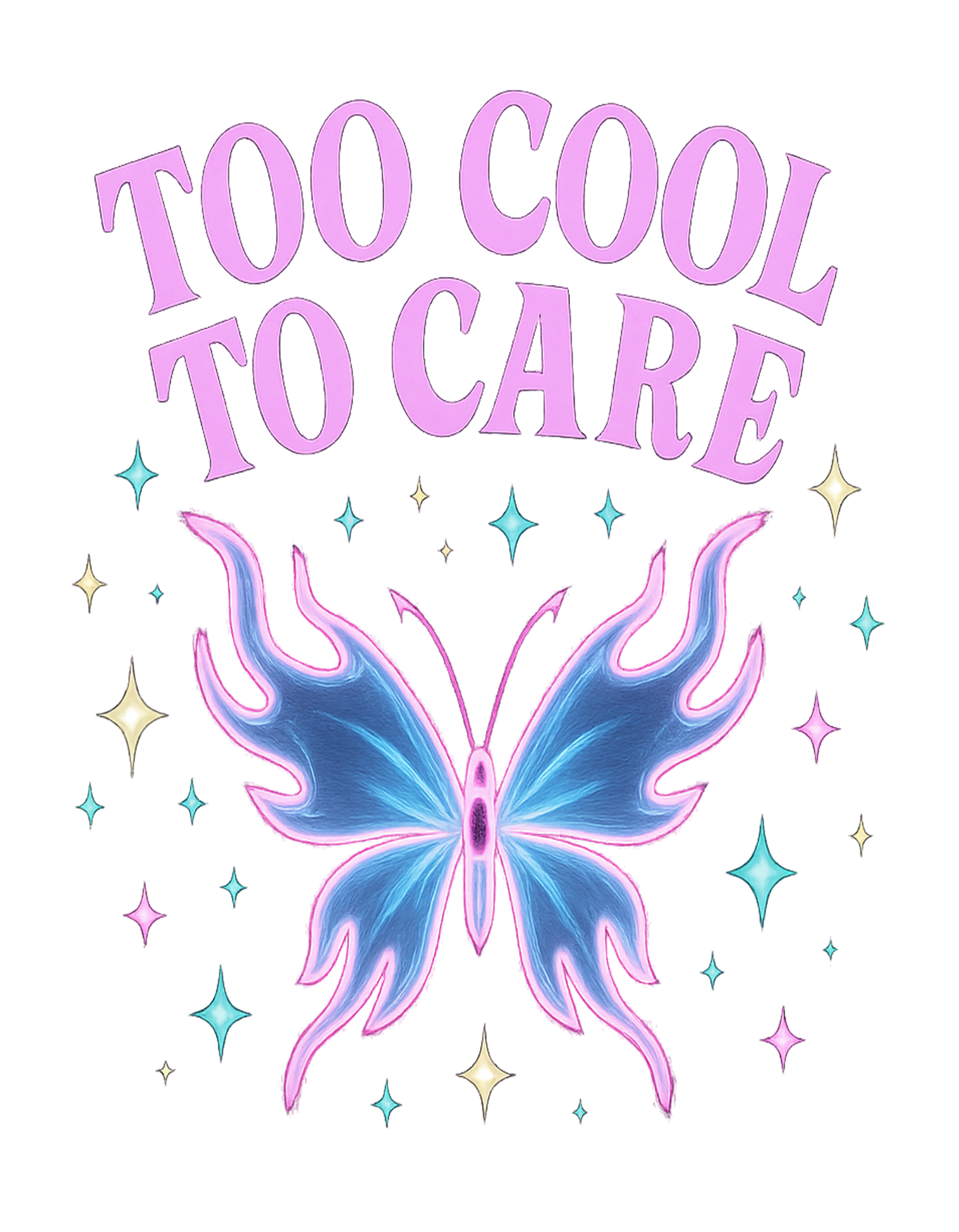 Acrysto "Too Cool To Care" T-Shirt Dress – Gen-Z Edition