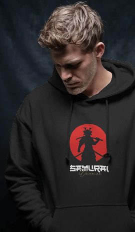 🔥 Samurai Vibes Hoodie – Streetwear Aesthetic