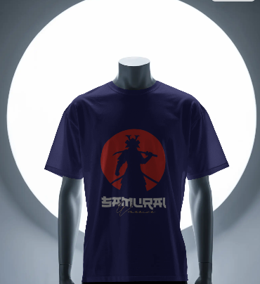 ⚔️ Samurai Warrior Tee – Red Sun Aesthetic