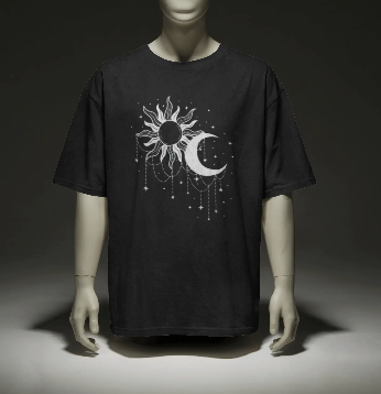 🌙☀️ Sun & Moon Tee – Cosmic Vibes Only