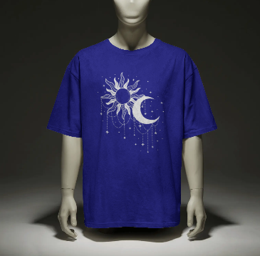 🌙☀️ Sun & Moon Tee – Cosmic Vibes Only