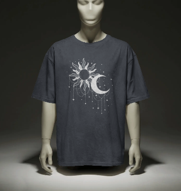 🌙☀️ Sun & Moon Tee – Cosmic Vibes Only