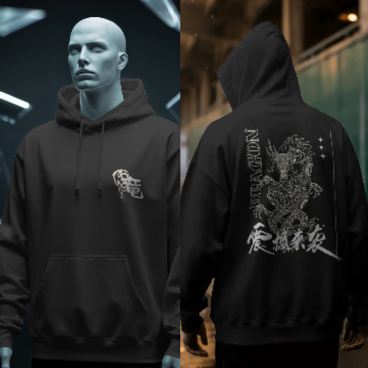 🔥 Dragon Spirit Hoodie – Streetwear With Power