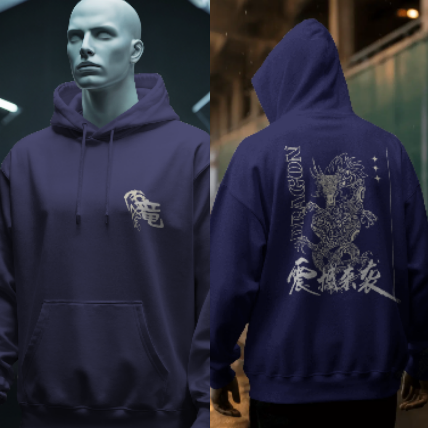 🔥 Dragon Spirit Hoodie – Streetwear With Power