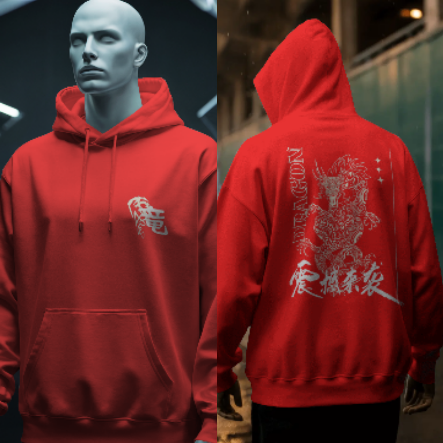 🔥 Dragon Spirit Hoodie – Streetwear With Power