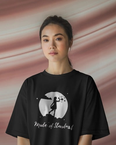 ✨ Made of Stardust Oversized Tee – Gen-Z Drop✨